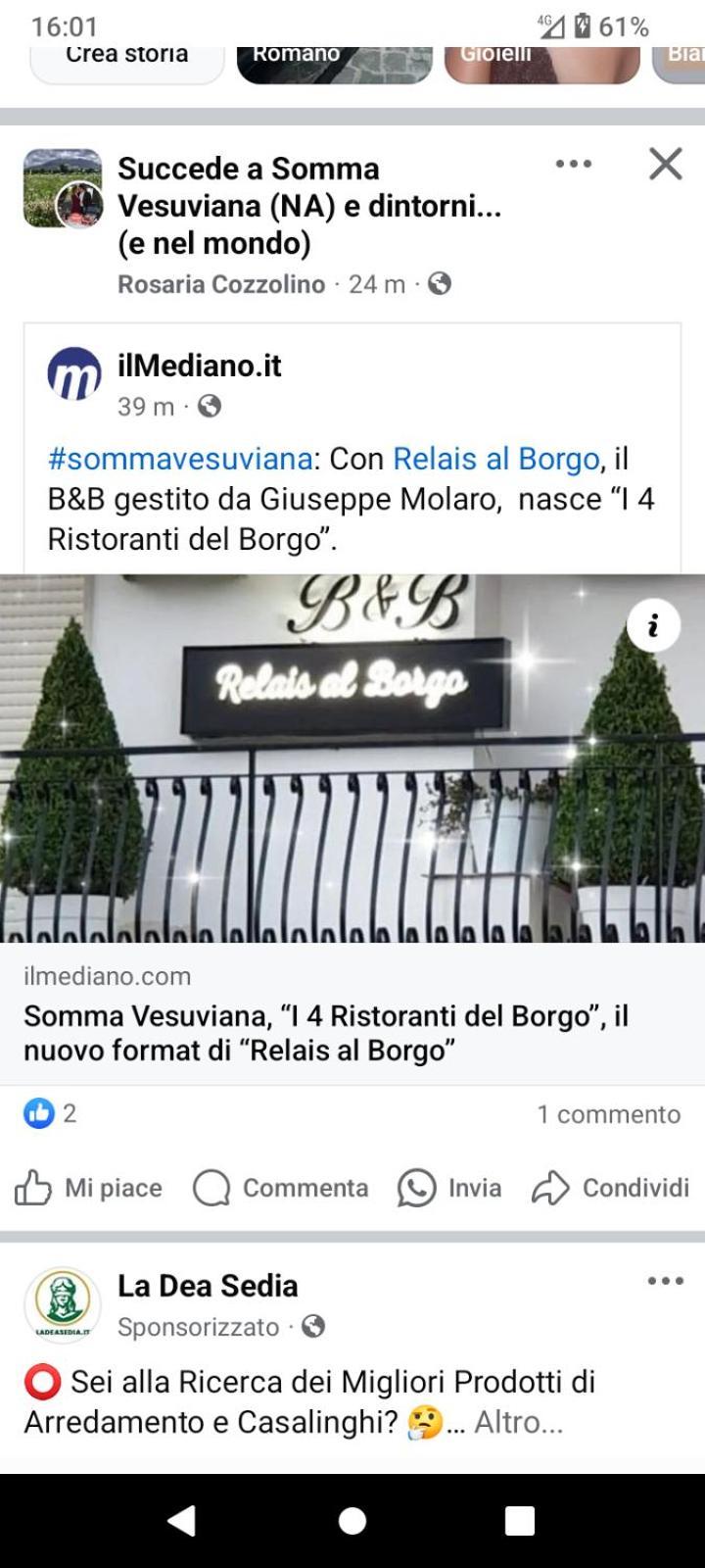 Bed and Breakfast Relais al borgo Somma Vesuviana Esterno foto